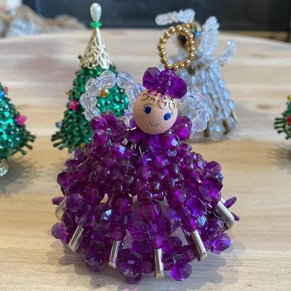Set of vintage Christmas decor
